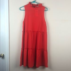 Red/Orange Ruffle Dress